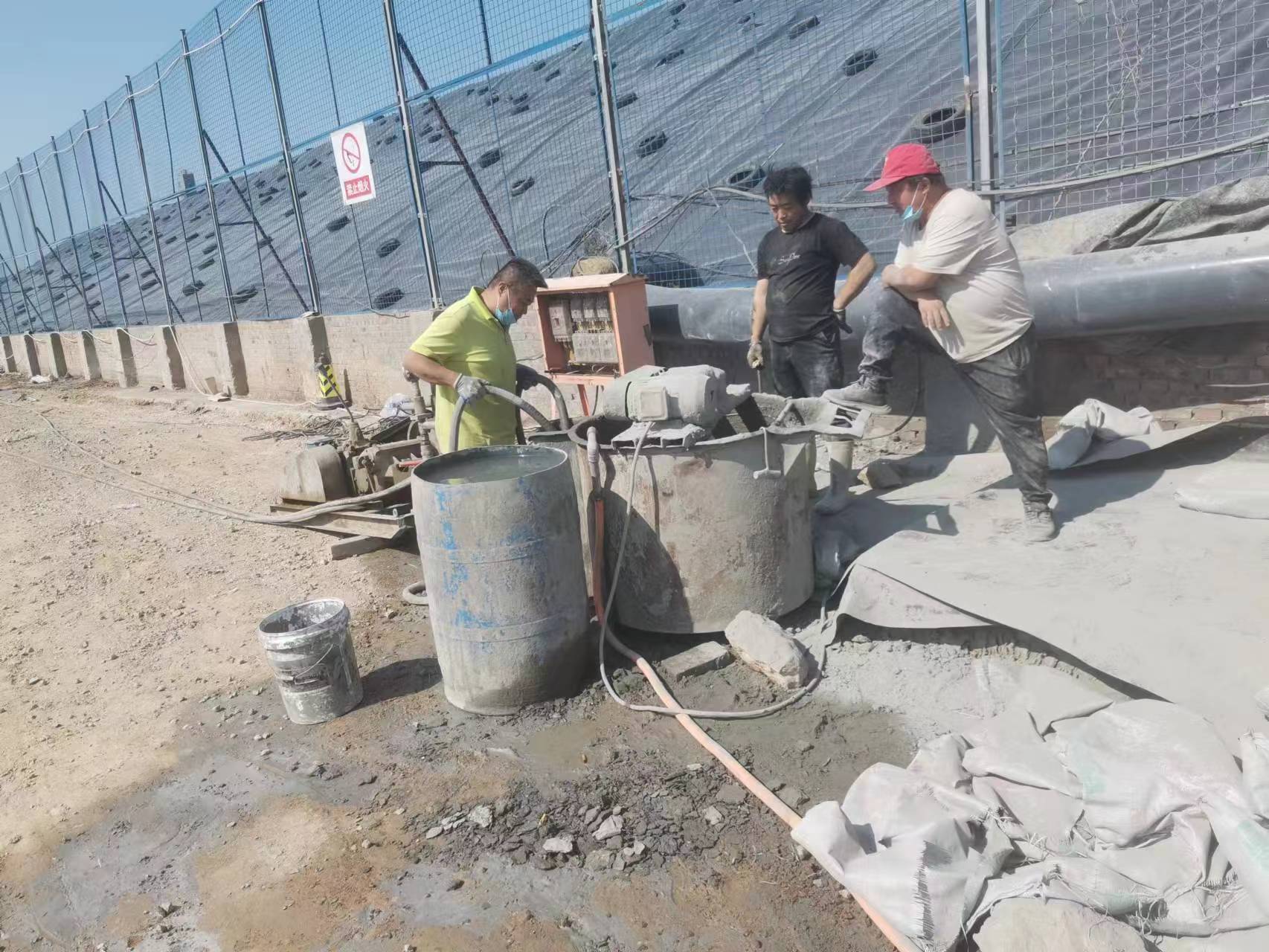 石壁镇袖阀管注浆